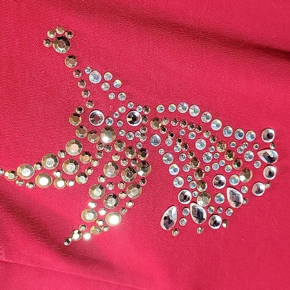 Embroidered Christmas long sleeve top Size 2x | Quacker Factory - Picture 3 of 5